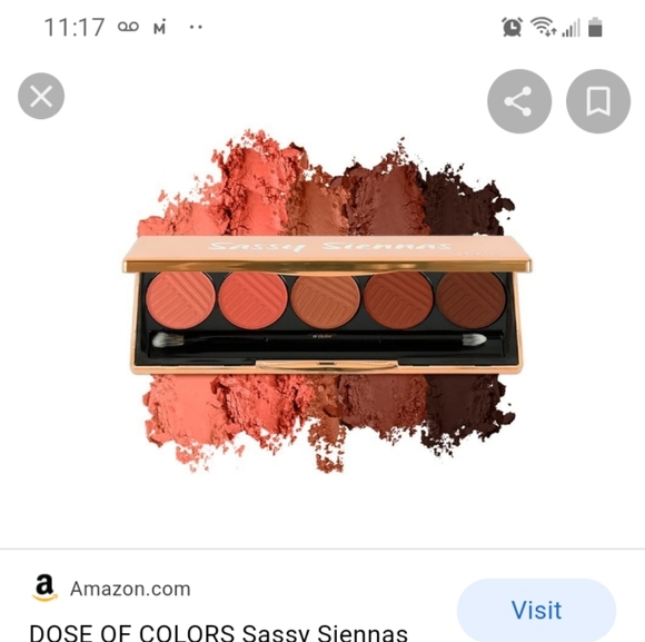 Sassy Siennas Eye Shadow Palette - Picture 2 of 3